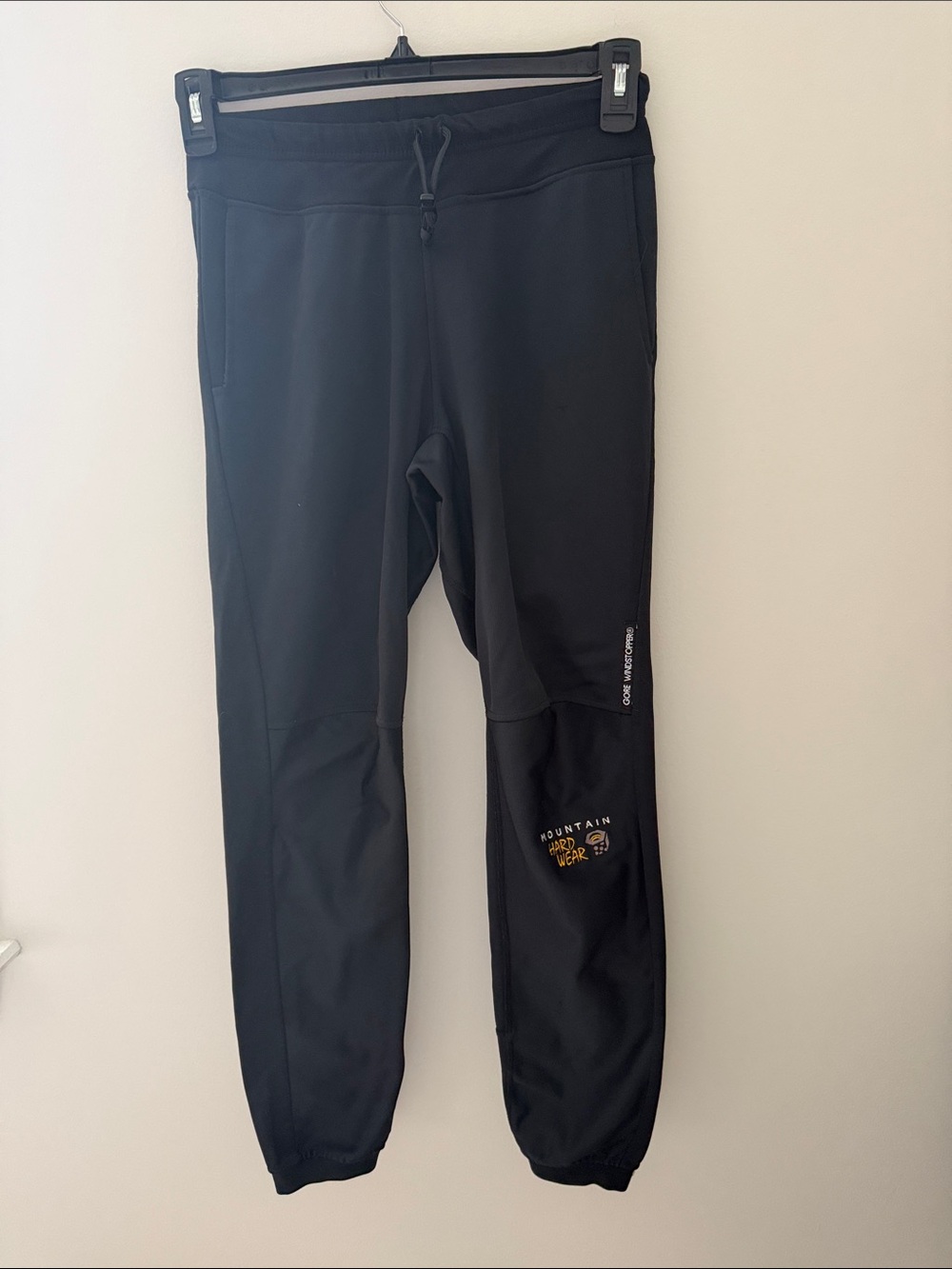 Mountain Hardwear Women’s  Black Gore Windstopper Running/Cycling Pants